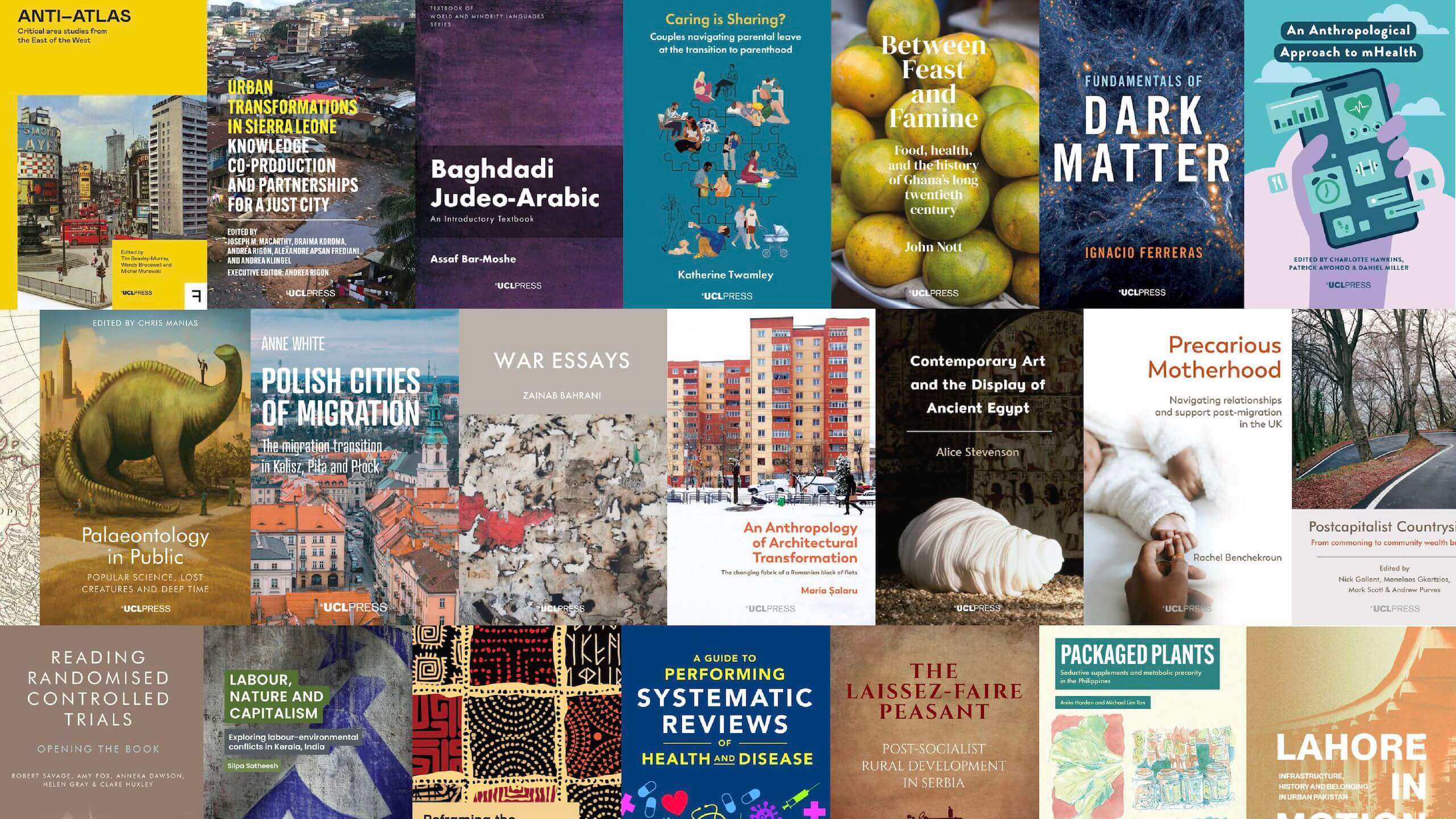 Collection of book covers