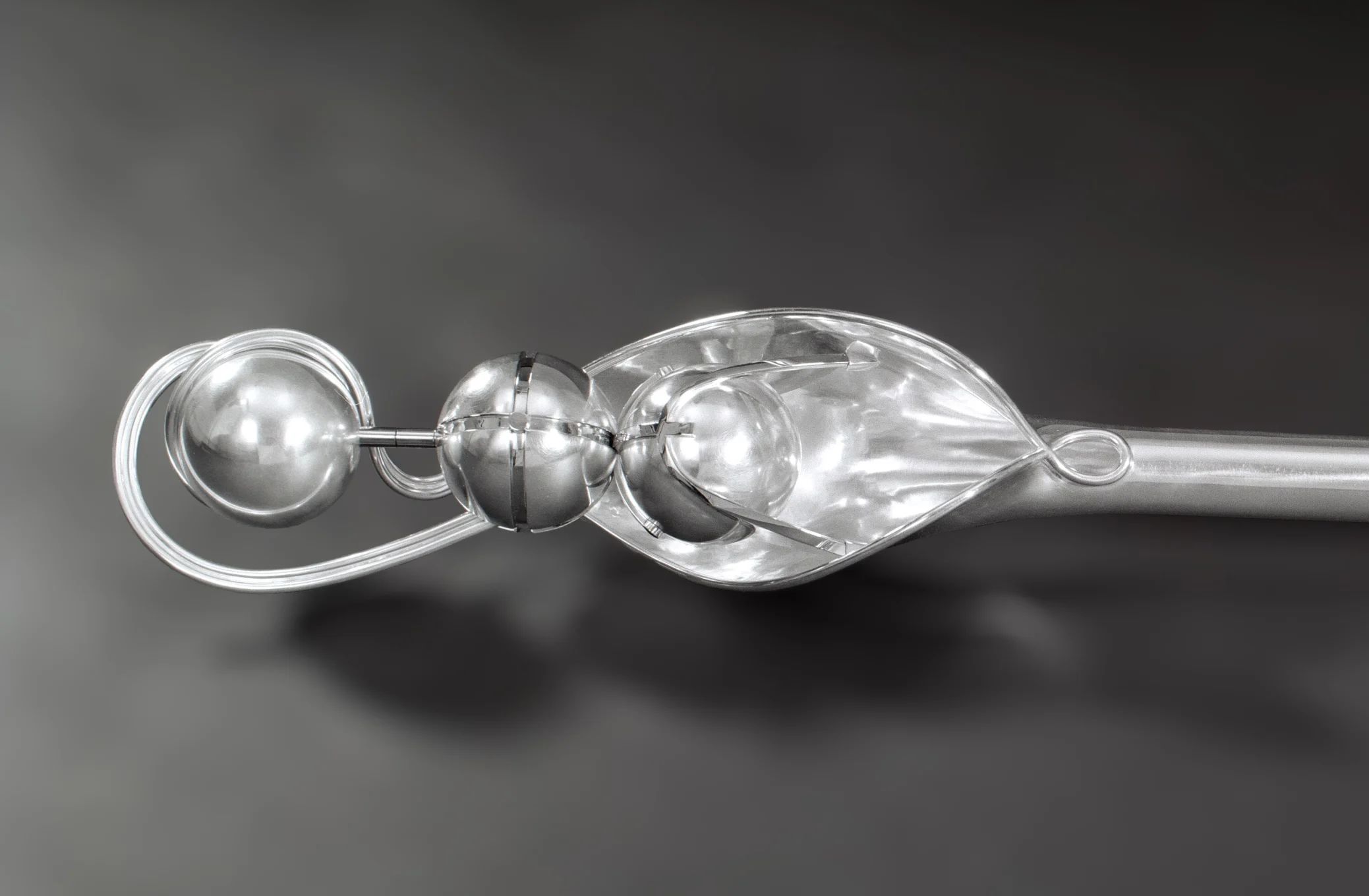 People stood on floor map illustrating literary map