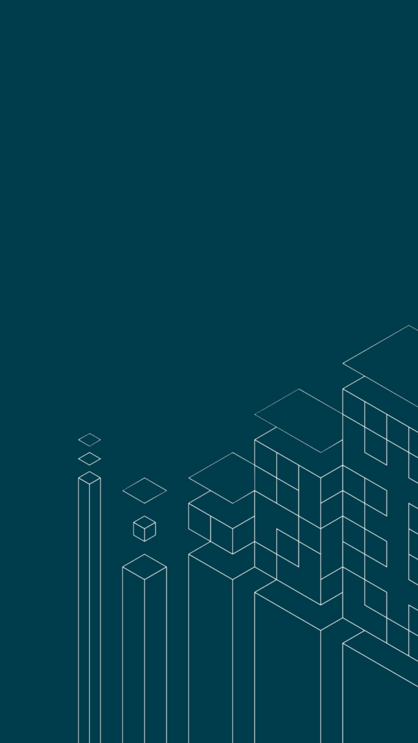 Geometric line drawing of buildings