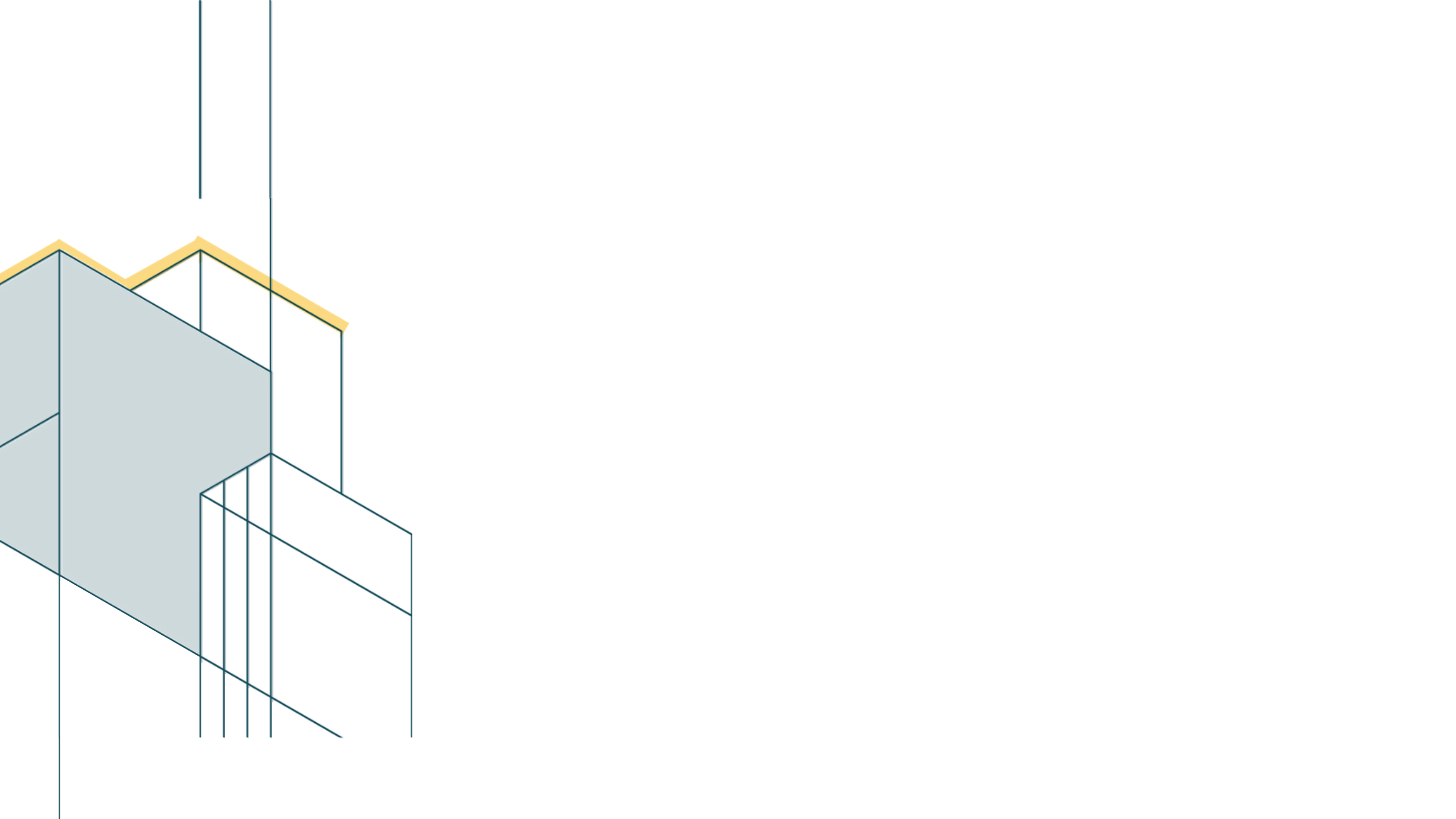 Geometric drawing in building style